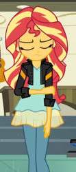 Size: 749x1688 | Tagged: safe, derpibooru import, screencap, sunset shimmer, equestria girls, friendship games, cropped, solo