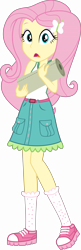 Size: 6000x18427 | Tagged: safe, artist:twilirity, derpibooru import, fluttershy, equestria girls, legend of everfree, .svg available, absurd resolution, bare shoulders, camp everfree outfits, cute, inkscape, open mouth, shyabetes, simple background, sleeveless, solo, transparent background, vector