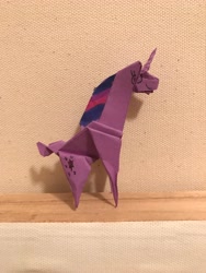 Size: 3024x4032 | Tagged: safe, derpibooru import, twilight sparkle, unicorn, coloring, craft, origami, papercraft, photo