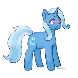 Size: 1024x1024 | Tagged: safe, artist:doodledanky, derpibooru import, trixie, pony, unicorn, female, mare, signature, simple background, solo, transparent background