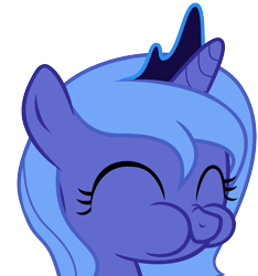 Size: 1078x1154 | Tagged: safe, artist:dassboshit, artist:karmakstylez, derpibooru import, edit, editor:dassboshit, editor:karmakstylez, princess luna, cute, eating, eyes closed, female, filly, foal, happy, lunabetes, nom, nose wrinkle, paint.net, puffy cheeks, simple background, solo, transparent background, vector, woona, younger