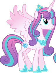 Size: 2296x3000 | Tagged: safe, artist:shakespearicles, artist:whalepornoz, derpibooru import, princess flurry heart, alicorn, pony, fanfic:cat's cradle, crown, female, fimfiction, full body, high res, hoof shoes, hooves, horn, jewelry, mare, older, older flurry heart, princess, regalia, royalty, show accurate, simple background, smiling, solo, spread wings, standing, tail, transparent background, wings