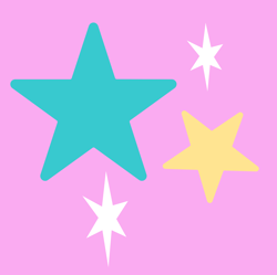 Size: 2184x2173 | Tagged: safe, derpibooru import, starbeam twinkle, cutie mark, no pony, pink background, simple background, stars, vector