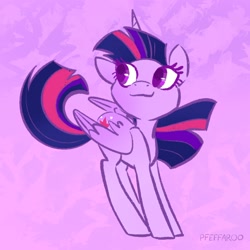 Size: 2048x2048 | Tagged: safe, artist:pfeffaroo, derpibooru import, twilight sparkle, twilight sparkle (alicorn), alicorn, pony, solo