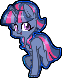 Size: 626x784 | Tagged: safe, artist:stormcloud-yt, derpibooru import, oc, oc only, pony, unicorn, base used, female, horn, mare, raised hoof, raised leg, simple background, smiling, solo, transparent background, unicorn oc