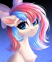 Size: 2700x3200 | Tagged: safe, artist:hakaina, derpibooru import, oc, oc only, oc:fizzie, earth pony, pony, bow, chest fluff, freckles, hair bow, solo