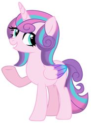 Size: 5918x8000 | Tagged: safe, artist:laszlvfx, derpibooru import, princess flurry heart, pony, absurd resolution, base used, older, simple background, solo, transparent background