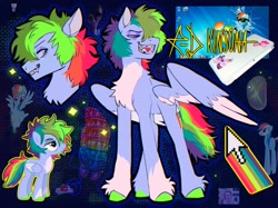 Size: 2048x1535 | Tagged: safe, artist:draw3, derpibooru import, rainbow dash, pegasus, pony, solo