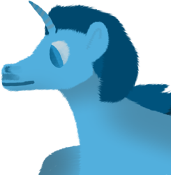 Size: 1172x1194 | Tagged: safe, artist:polofastter, derpibooru import, oc, oc only, oc:darker sky, unicorn, horn, simple background, solo, transparent background, unicorn oc