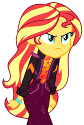 Size: 663x984 | Tagged: safe, artist:legobuilder100, derpibooru import, edit, edited screencap, screencap, sunset shimmer, equestria girls, angry, background removed, female, simple background, solo, transparent background