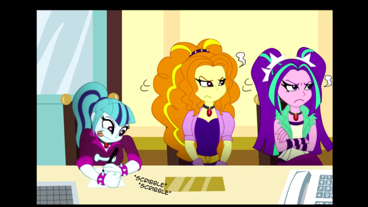 3066037 Safe Artistniban Destikim Artistwubcakeva Derpibooru Import Adagio Dazzle Aria 