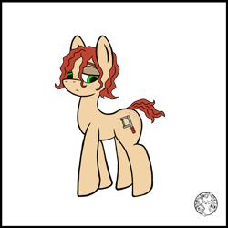 Size: 1024x1024 | Tagged: safe, artist:dice-warwick, derpibooru import, oc, oc only, oc:plasma cutter, earth pony, pony, fallout equestria, female, mare, simple background, solo, transparent background