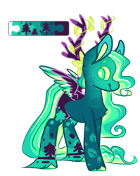 Size: 291x366 | Tagged: safe, artist:goldlines005, derpibooru import, oc, oc only, pony, antlers, base used, chest fluff, simple background, smiling, transparent background, wings