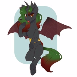Size: 5000x5000 | Tagged: artist needed, safe, derpibooru import, oc, oc only, oc:queen mira, changeling, changeling queen, double colored changeling, female, horn, simple background, solo, tongue, tongue out, white background, wings