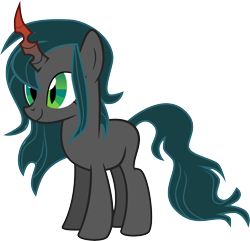 Size: 7827x7554 | Tagged: safe, artist:shootingstarsentry, derpibooru import, oc, oc:nightshade (digimonlover101), changepony, hybrid, absurd resolution, female, interspecies offspring, offspring, parent:king sombra, parent:queen chrysalis, parents:chrysombra, simple background, solo, transparent background, vector