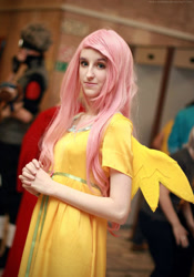 Size: 715x1024 | Tagged: safe, artist:lysanna34, derpibooru import, fluttershy, human, clothes, cosplay, costume, irl, irl human, photo