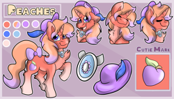 Size: 3500x2000 | Tagged: safe, artist:euspuche, derpibooru import, oc, oc only, oc:peaches, unicorn, male, reference sheet