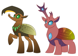 Size: 1600x1160 | Tagged: safe, artist:aleximusprime, derpibooru import, oc, oc only, oc:carapace, oc:kabuto, changedling, changeling, insect, flurry heart's story, brown changeling, changeling oc, hercules beetle, horn, insectoid, rhino beetle, simple background, transparent background, wings