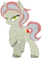 Size: 1280x1759 | Tagged: safe, artist:otakuchicky1, derpibooru import, oc, oc:roxy, pony, unicorn, base used, female, mare, offspring, parent:limestone pie, parent:sandstone, simple background, solo, transparent background