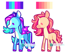 Size: 400x316 | Tagged: safe, artist:goldlines005, derpibooru import, oc, oc only, bat pony, pony, unicorn, base used, bat pony oc, bat wings, duo, horn, simple background, transparent background, unicorn oc, wings