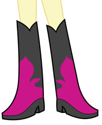 Size: 645x788 | Tagged: safe, artist:salemcat, derpibooru import, fluttershy, equestria girls, boots, cropped, high heel boots, legs, pictures of legs, salemcat boots, shoes, simple background, solo, white background