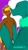 Size: 1080x1920 | Tagged: safe, artist:barnnest, oc, oc only, oc:acres, oc:vitæ, earth pony, pony, unicorn, blonde, blonde mane, blonde tail, blushing, brown coat, earth pony oc, eyes closed, green coat, kiss, kiss on the cheek, larger male, male, purple background, simple background, size difference, stallion, unicorn oc, watermark, white mane, white outline