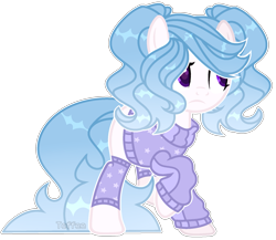 Size: 1837x1593 | Tagged: safe, artist:toffeelavender, derpibooru import, oc, oc only, base used, clothes, female, frown, leg warmers, mare, simple background, solo, transparent background