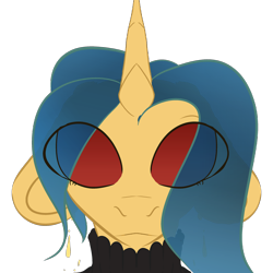 Size: 3096x3096 | Tagged: safe, artist:watashiao, derpibooru import, oc, oc only, oc:watashiao, pony, unicorn, dripping eyes, ears, floppy ears, looking at you, male, simple background, solo, stallion, transparent background