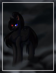 Size: 2090x2695 | Tagged: safe, artist:stormcloud-yt, derpibooru import, oc, oc only, pegasus, pony, eye scar, heterochromia, male, pegasus oc, scar, solo, stallion