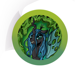 Size: 2000x2000 | Tagged: safe, artist:heatherberserker, derpibooru import, queen chrysalis, changeling, changeling queen, bust, eyelashes, female, simple background, solo, transparent background