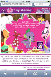 Size: 640x960 | Tagged: safe, derpibooru import, applejack, princess cadance, spike, dragon, bag, official, sad, vector, website, wedding cake