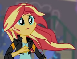 Size: 1076x819 | Tagged: safe, derpibooru import, screencap, sunset shimmer, equestria girls, friendship games, cropped, solo