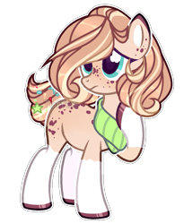 Size: 805x980 | Tagged: safe, artist:toffeelavender, derpibooru import, oc, oc only, earth pony, pony, base used, clothes, coat markings, earth pony oc, hoof polish, scarf, simple background, socks (coat marking), solo, transparent background