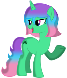 Size: 6866x8000 | Tagged: safe, artist:laszlvfx, derpibooru import, oc, oc:mint aurora, pony, unicorn, absurd resolution, base used, female, mare, simple background, solo, transparent background, vector