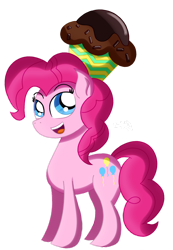 Size: 1280x1855 | Tagged: safe, artist:moonlightatlm, derpibooru import, pinkie pie, earth pony, pony, female, open mouth, simple background, solo, transparent background