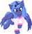 Size: 6365x6934 | Tagged: safe, artist:cyanlightning, derpibooru import, princess luna, alicorn, pony, .svg available, absurd resolution, blushing, clothes, cute, ear fluff, ears, female, looking at you, lunabetes, mare, open mouth, open smile, s1 luna, simple background, smiling, smiling at you, solo, sweater, transparent background, vector