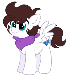 Size: 875x1013 | Tagged: safe, artist:saveraedae, derpibooru import, oc, oc only, oc:markpony, pegasus, pony, bandana, colt, foal, male, ponified, show accurate, simple background, solo, teenager, the mark side, transparent background