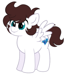 Size: 875x1013 | Tagged: safe, artist:saveraedae, derpibooru import, oc, oc only, oc:markpony, pegasus, pony, colt, foal, male, ponified, show accurate, simple background, teenager, the mark side, transparent background