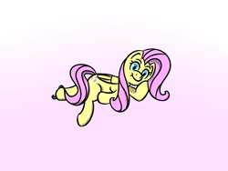 Size: 2000x1500 | Tagged: safe, artist:rockset, fluttershy, pegasus, simple background, solo