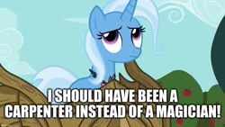 Size: 1280x720 | Tagged: safe, derpibooru import, edit, edited screencap, screencap, trixie, pony, unicorn, magic duel, alicorn amulet, caption, evil trixie, female, mare, meme, solo, text