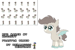 Size: 576x384 | Tagged: safe, artist:zeka10000, derpibooru import, oc, oc:enigan, oc:phantom skies, bat pony, bat pony oc, female, filly, foal, pixel art, request, requested art, rpg maker, rpg maker mv, rpg maker vx ace, simple background, solo, sprite, text, transparent background