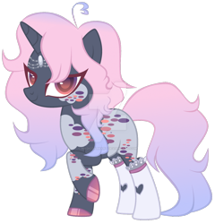 Size: 1280x1336 | Tagged: safe, artist:lazuli0209, artist:magicdarkart, derpibooru import, oc, oc only, pony, unicorn, base used, clothes, female, mare, simple background, socks, solo, transparent background