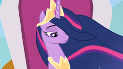 Size: 1920x1080 | Tagged: safe, derpibooru import, screencap, princess twilight 2.0, twilight sparkle, twilight sparkle (alicorn), alicorn, pony, the last problem, female, mare, older, older twilight, solo