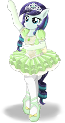 Size: 1356x2547 | Tagged: safe, artist:avchonline, derpibooru import, coloratura, earth pony, pony, semi-anthro, ballerina, ballet, ballet slippers, beautiful, bipedal, canterlot royal ballet academy, clothes, female, gloves, jewelry, long gloves, mare, simple background, solo, tiara, transparent background, tutu