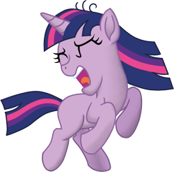 Size: 749x736 | Tagged: safe, artist:malte279, derpibooru import, twilight sparkle, unicorn twilight, unicorn, winter wrap up, female, filly, filly twilight sparkle, foal, free to use, running, screaming, shading, simple background, solo, terrified, transparent background, younger