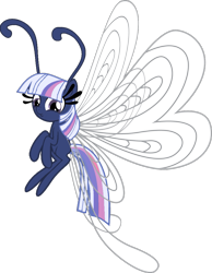 Size: 787x1016 | Tagged: safe, artist:foxyfell1337, derpibooru import, oc, oc:silverlay, breezie, original species, pony, breeziefied, simple background, solo, species swap, transparent background, umbra pony