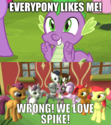 Size: 857x960 | Tagged: safe, artist:undeadponysoldier, edit, edited screencap, editor:undeadponysoldier, screencap, apple bloom, babs seed, diamond tiara, pipsqueak, rumble, scootaloo, silver spoon, spike, sweetie belle, dragon, earth pony, pegasus, pony, unicorn, it ain't easy being breezies, 3d, adorababs, adorabloom, colt, cute, cutealoo, cutie mark crusaders, daaaaaaaaaaaw, diamondbetes, diasweetes, female, filly, foal, glasses, gmod, group hug, happy, hug, image macro, jewelry, male, pearl necklace, ponyville schoolhouse, response, silverbetes, spikabetes, spikelove, they grow up so fast, tiara