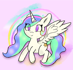 Size: 2233x2122 | Tagged: safe, artist:g4be, derpibooru import, princess celestia, alicorn, pony, female, horn, mare, solo, wings