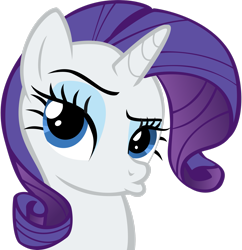 Size: 2407x2491 | Tagged: safe, artist:lunabubble-ede96, derpibooru import, rarity, pony, unicorn, suited for success, bust, duckface, female, high res, mare, simple background, solo, transparent background, vector