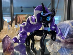 Size: 4032x3024 | Tagged: safe, artist:earthenpony, derpibooru import, nightmare rarity, pony, figurine, irl, photo, solo